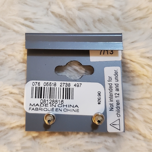 Express Large Post Back Stud Earrings - Picture 3 of 5